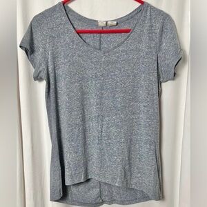 Artisan NY Women's Heather Gray Short Sleeve Top Size Medium